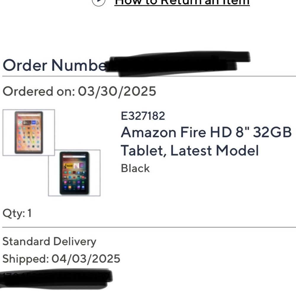 Like new Amazon Fire HD 8 Tablet with Navy Cover and charging cable & brick - Picture 3 of 3